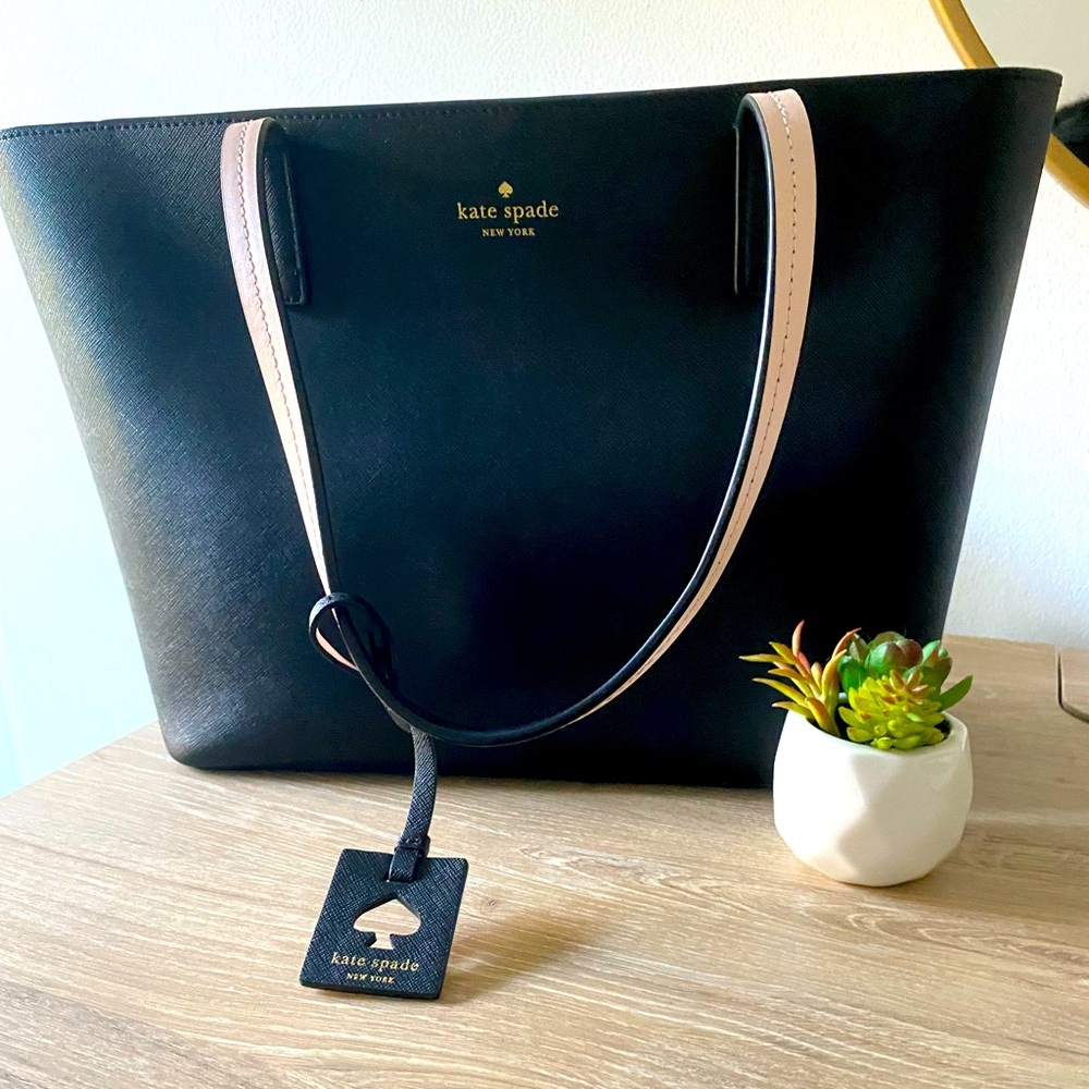 Kate Spade Black and Pink Tote